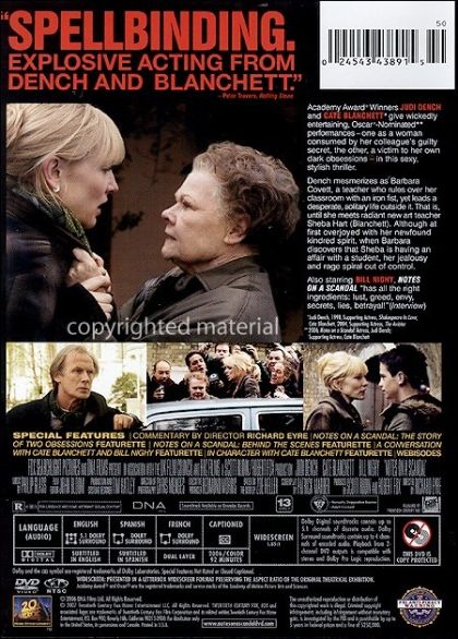 Notes on a Scandal (2006) - DVD