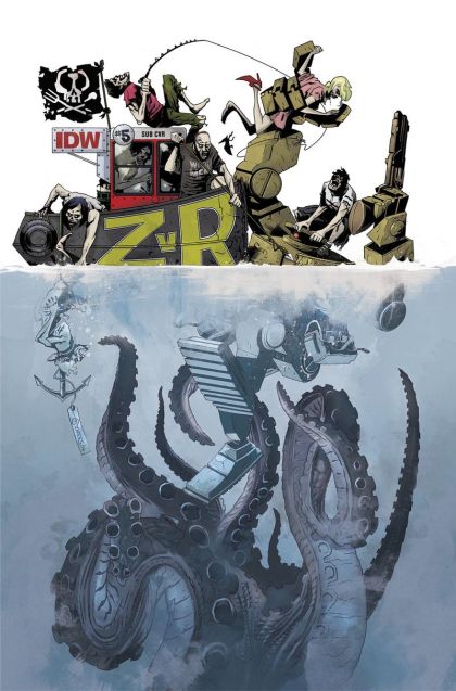 Zombies vs. Robots, Vol. 2 #5B Subscription Cover