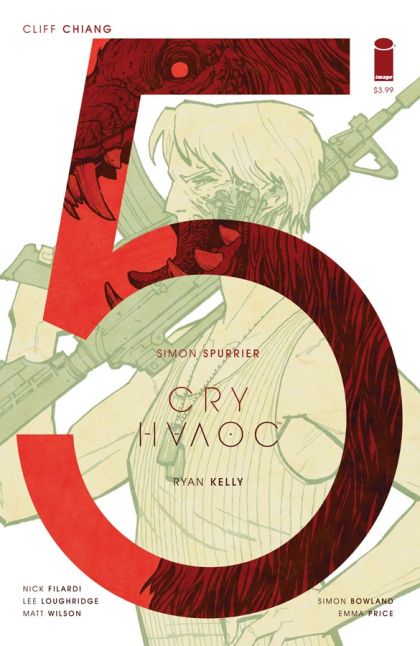 Cry Havoc #5B Cliff Chiang Cover