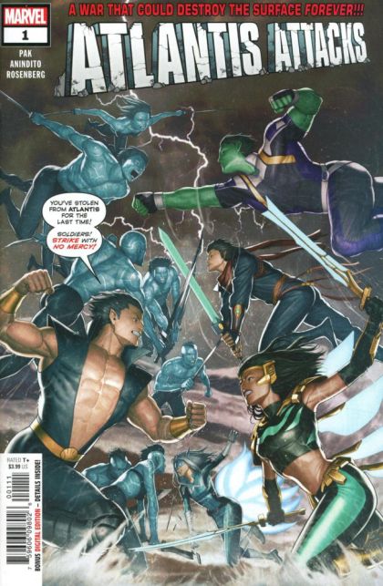 Atlantis Attacks #1A Regular Rock-He Kim Cover
