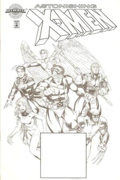 Astonishing X-Men, Vol. 2 #1B Marvel Authentix Sketch Variant (with box for sketch)