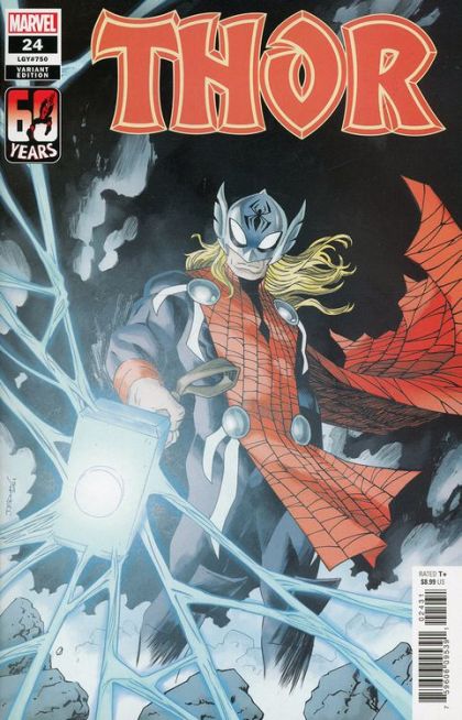 Thor, Vol. 6 #24C Declan Shalvey Spider-Man Cover
