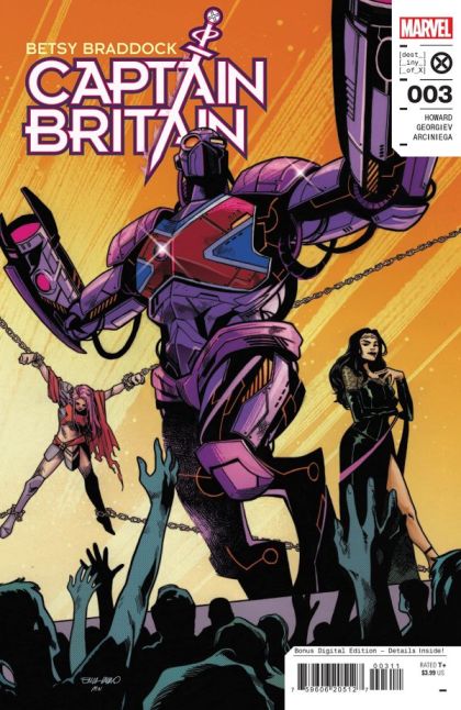 Betsy Braddock: Captain Britain #3A Erica D'Urso Regular