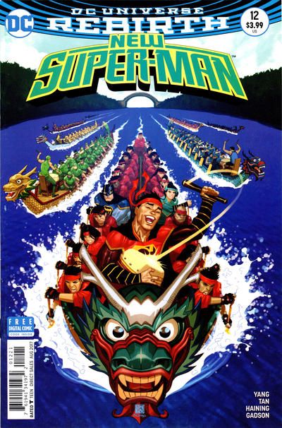 New Super-Man #12B Variant Bernard Chang Cover