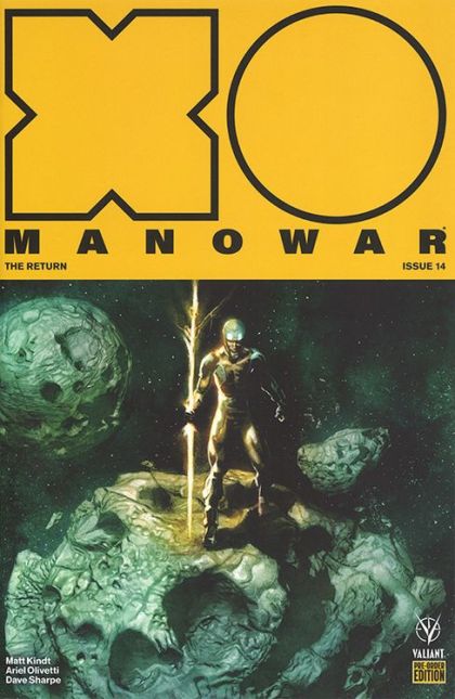 X-O Manowar, Vol. 4 #14E Pre-Order Edition Renato Guedes Variant