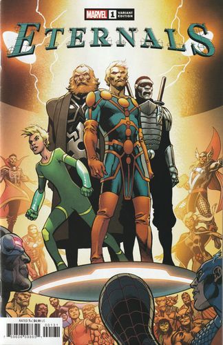 Eternals, Vol. 5 #1C Variant Alan Davis Cover