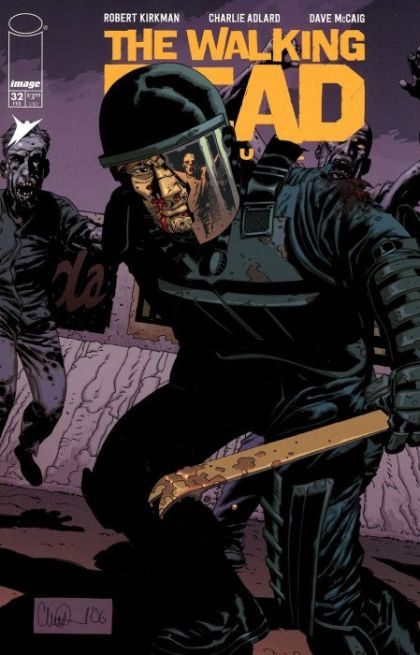 The Walking Dead Deluxe #32B Charlie Adlard & Dave McCaig Cover