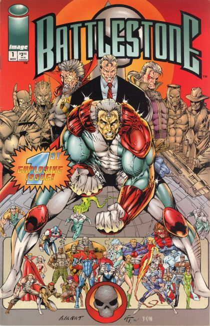 Battlestone #1A Marat Mychaels Group Cover