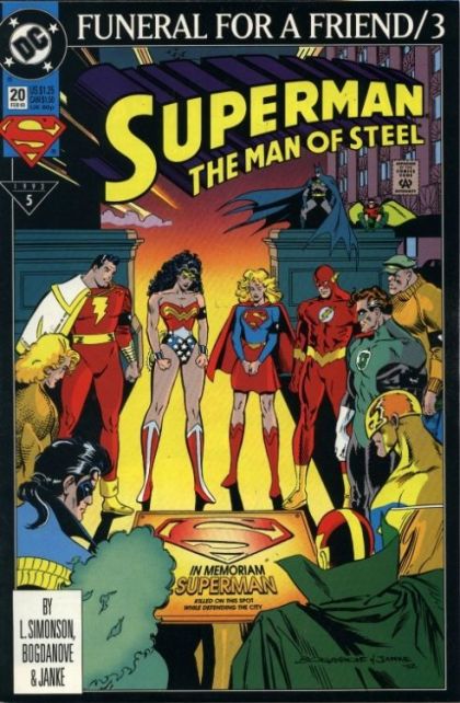Superman: The Man of Steel #20A Direct Edition