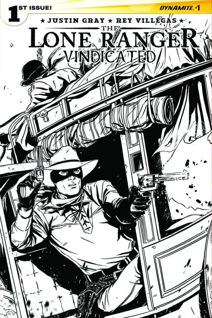 The Lone Ranger: Vindicated #1C 10 Copy Laming B&w Incentive
