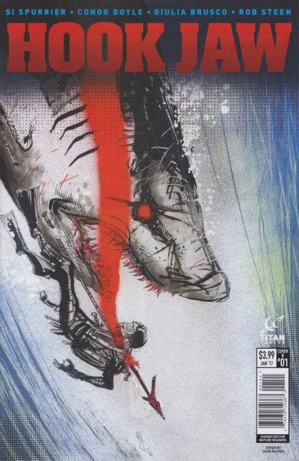 Hookjaw #1B John McCrea Cover