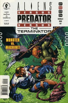Aliens versus Predator versus The Terminator #2A Dwayne Turner Regular
