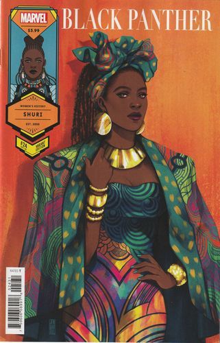 Black Panther, Vol. 7 #24C Variant Jen Bartel Shuri Womens History Month Cover