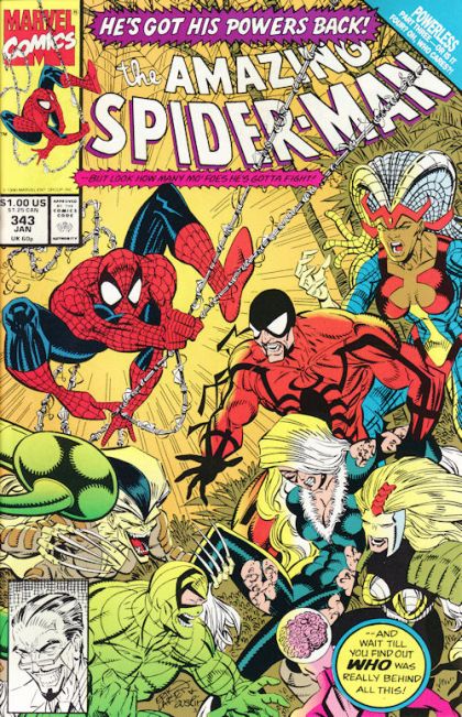 The Amazing Spider-Man, Vol. 1 #343A Direct Edition