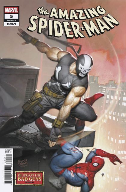 The Amazing Spider-Man, Vol. 7 #5C Ryan Brown Bring on the Bad Guys Variant
