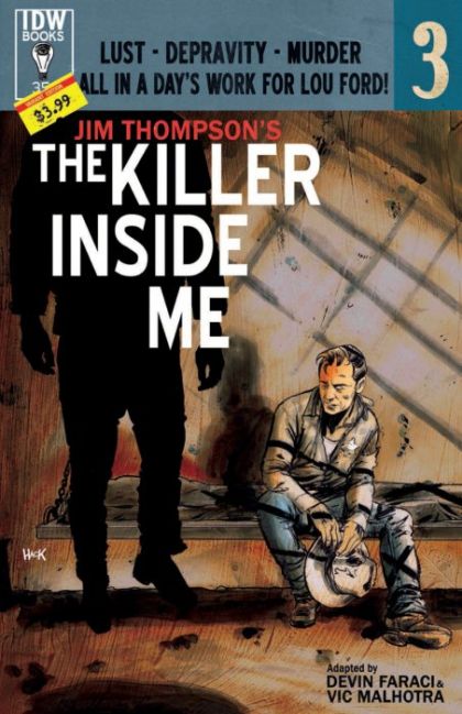 Jim Thompson's The Killer Inside Me #3B Robert Hack Subscription Variant