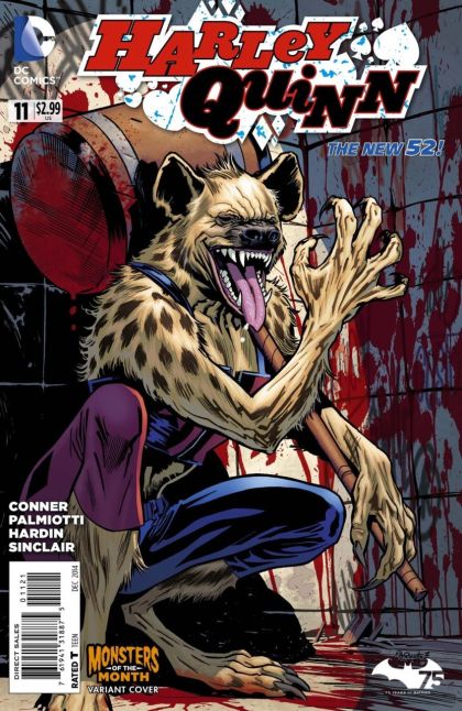 Harley Quinn, Vol. 2 #11B 'Monsters Of The Month' Variant Cover