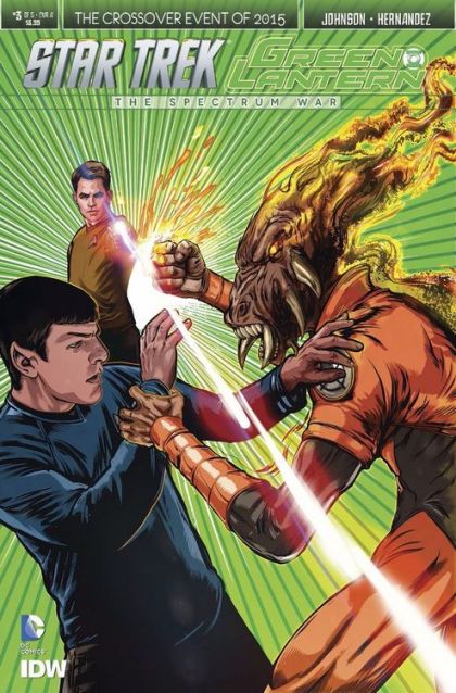 Star Trek / Green Lantern #3A Regular Tony Shasteen Cover