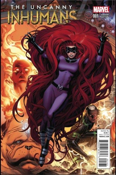 The Uncanny Inhumans #1I Jim Cheung 1:25 Connecting Cover