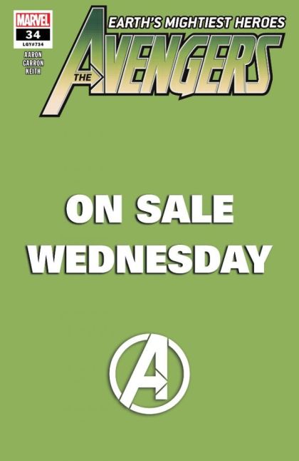 The Avengers, Vol. 8 #34B On Sale Wednesday Variant