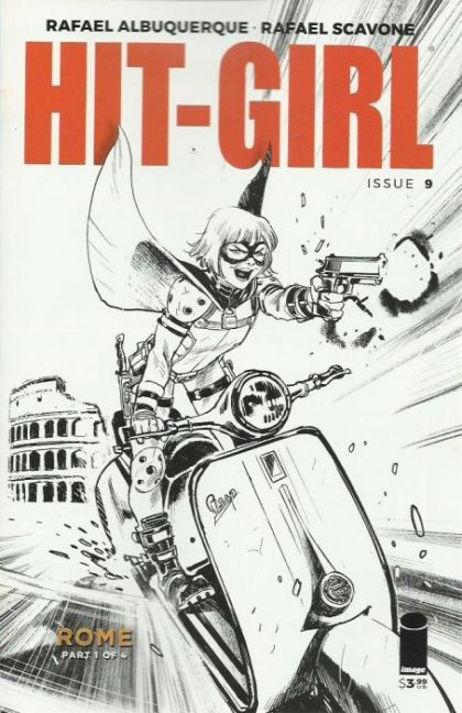 Hit-Girl, Vol. 2 #9B Variant Rafael Albuquerque Sketch Cover