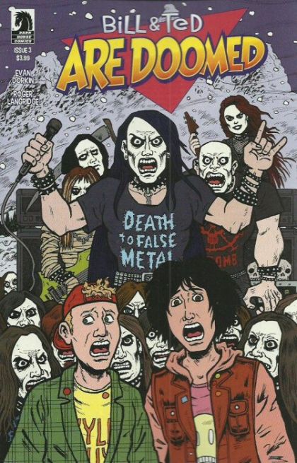 Bill & Ted Are Doomed #3A Regular Evan Dorkin & Sarah Dyer Cover