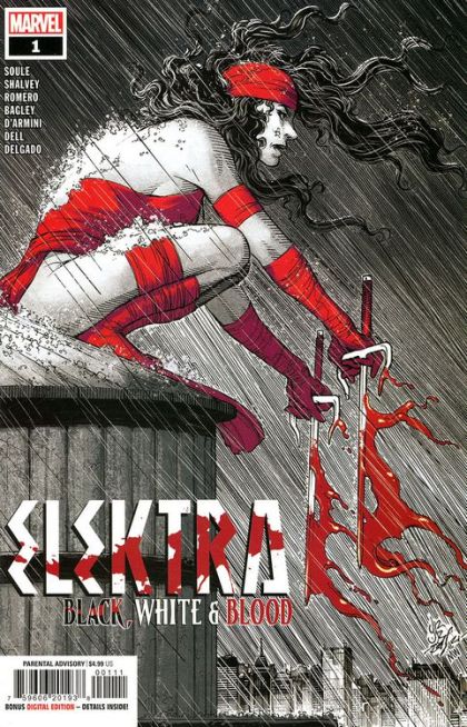 Elektra: Black, White & Blood #1A John Romita Jr. Regular