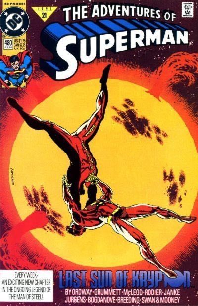 The Adventures of Superman #480A Direct Edition