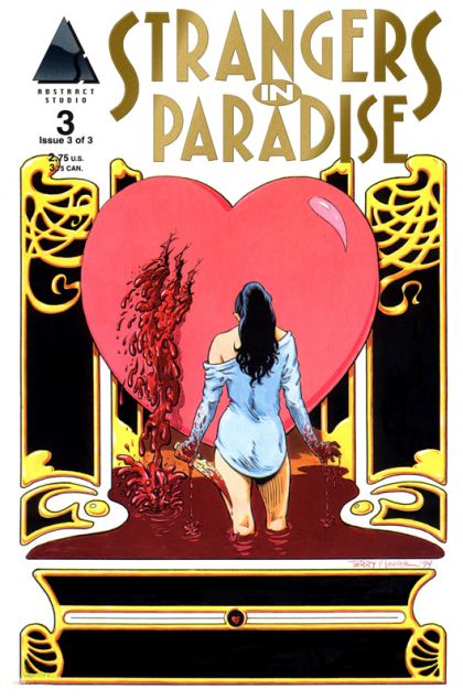 Strangers in Paradise, Vol. 1 #3B Gold Logo Reprint