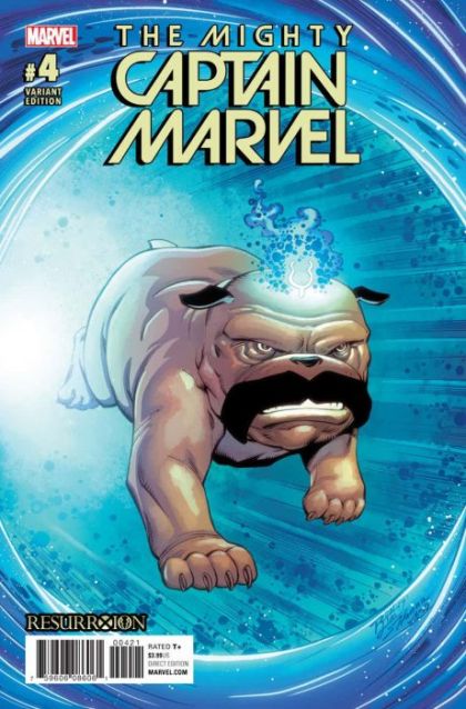 The Mighty Captain Marvel #4B Variant Ron Lim Resurrxion Cover
