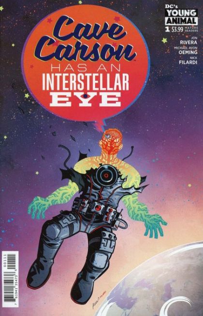 Cave Carson Has An Interstellar Eye #1A Regular Michael Avon Oeming Cover