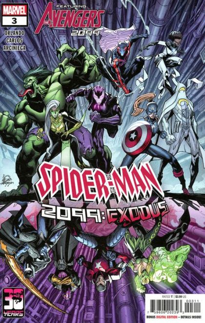 Spider-Man 2099: Exodus #3A Regular Ryan Stegman Cover