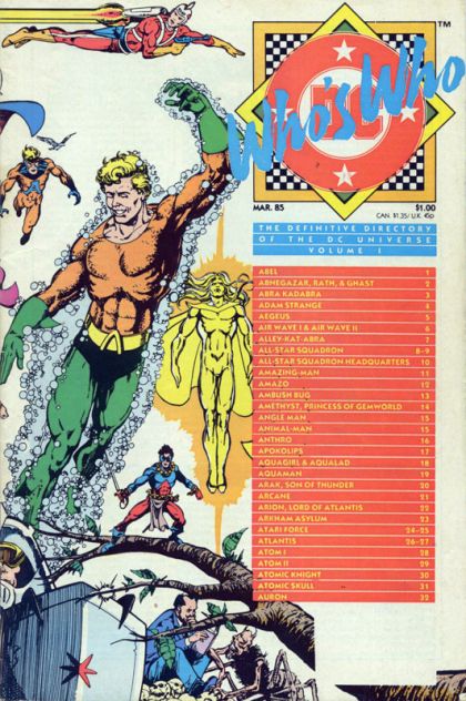 Who's Who: The Definitive Directory of the DC Universe #1A Direct Edition