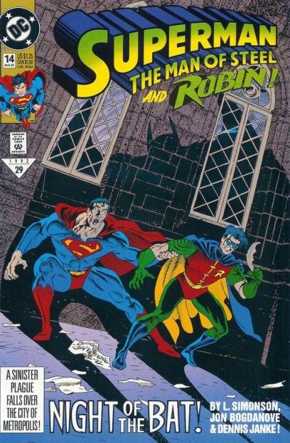 Superman: The Man of Steel #14A Direct Edition