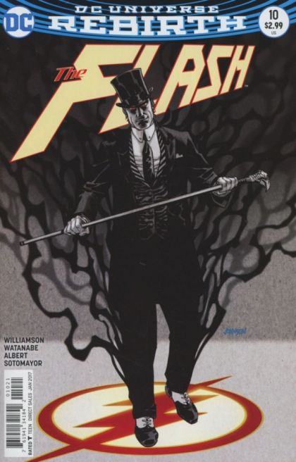 Flash, Vol. 5 #10B Variant Dave Johnson Cover