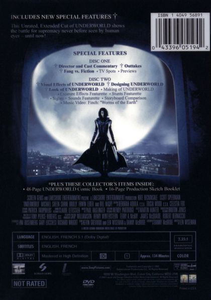 Underworld (2003) 2 Disc Unrated Extended Cut - DVD