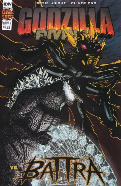 Godzilla Rivals vs. Battra #1B Mark Martinez Variant