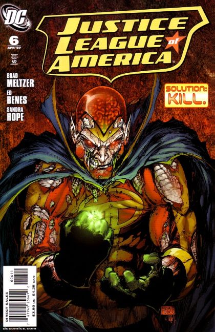 Justice League of America, Vol. 2 #6A Michael Turner & Peter Steigerwald Variant Cover