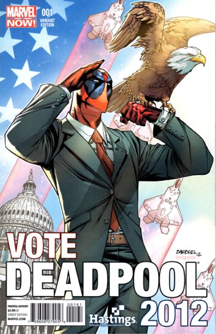 Deadpool, Vol. 4 #1F Hastings Vote Deadpool 2012 Variant