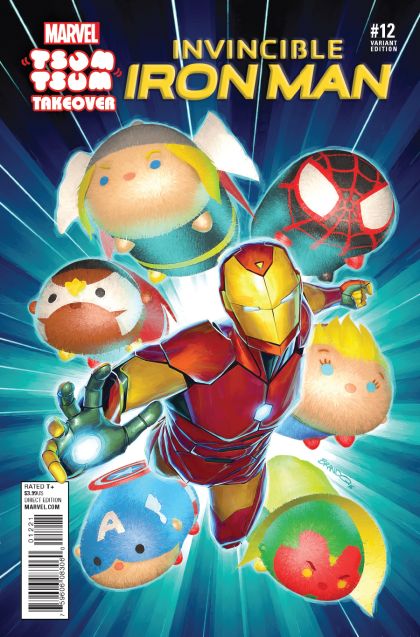 Invincible Iron Man, Vol. 2 #12B Brandon Peterson Marvel Tsum Tsum Takeover Cover