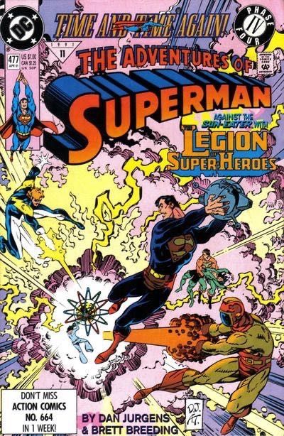 The Adventures of Superman #477A Direct Edition