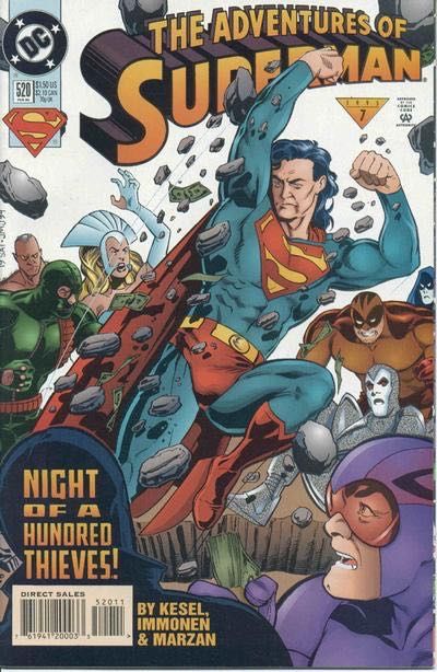 The Adventures of Superman #520A Direct Edition