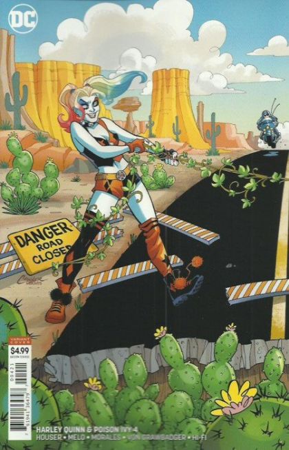 Harley Quinn and Poison Ivy #4B Variant Amanda Conner Harley Quinn Card Stock Cover