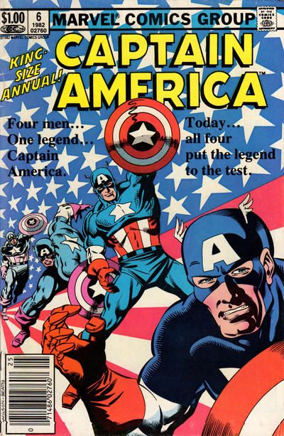 Captain America, Vol. 1 Annual #6B Newsstand Edition