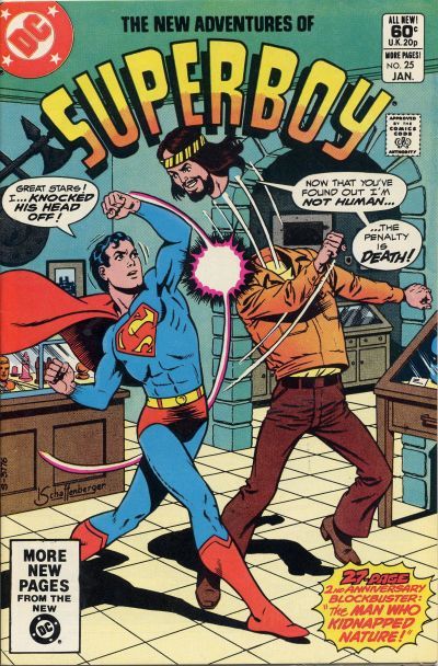 The New Adventures of Superboy #25A Direct Edition