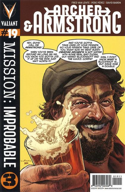 Archer & Armstrong, Vol. 2 #19A Lewis LaRosa Regular Cover