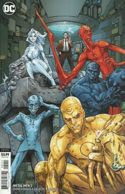Metal Men, Vol. 4 #2B Variant Kenneth Rocafort Cover