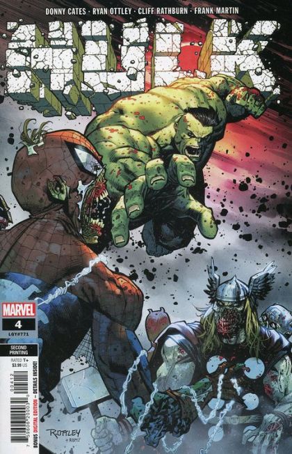 Hulk, Vol. 4 #4L 2nd Printing Ryan Ottley