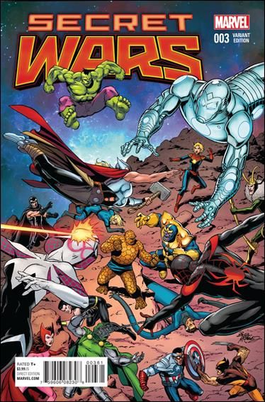 Secret Wars (2015) #3F Bob McLeod Incentive Variant (1:25)