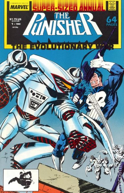 The Punisher: The Evolutionary War #1 Indicia reads "The Punisher Annual, Vol. 1 No. 1"